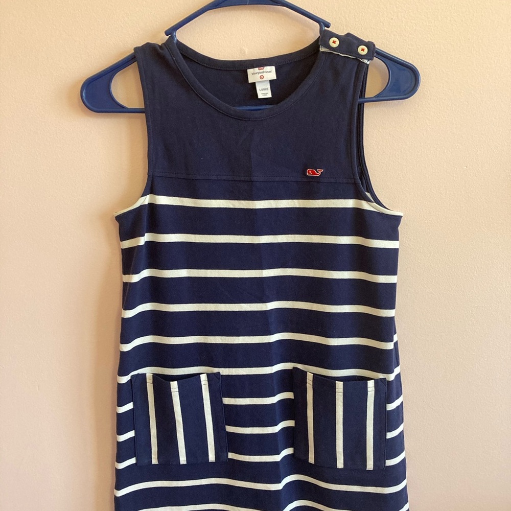 Vineyard vines girls striped dress